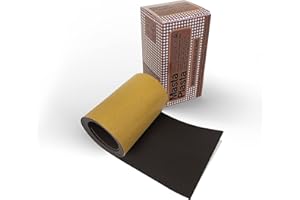 MastaPlasta Original Self-Adhesive Leather Repair Patch Tape - Dark Brown 150 x 10 cm (60" x 4"). Instant Upholstery-Quality Scratch and Tear Repair for Sofas, Car Interiors, Bags, Vinyl & More