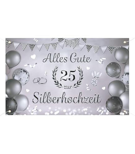Huldeschild 25 jaar getrouwd | Huldebord Zilveren bruiloft | De Goede Keus