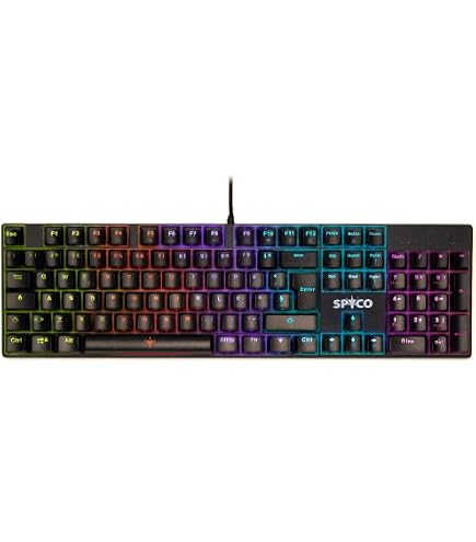 Tastiera Meccanica Gaming G-Lab Keyz Carbon Ex - Switch Blu, RGB, Anti-Ghosting, Per PC/Console