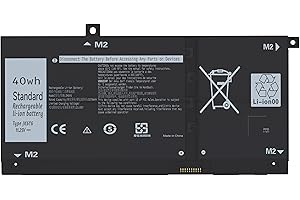 shefor Laptop Battery JK6Y6 C5KG6 CF5RH Compatible With Dell Inspiron 5300 5301 5401 5402 5408 5409 5501 5508 5509 5400 5406 7405 7300 7306 Latitude 3410 3510 Vostro 5301 5401【11.25V 3378mAh 40Wh】
