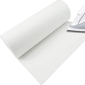 Tessuto Non Tessuto Termoadesivo Bianco 200x100 Cm - Interfaccia Fusibile Per Cucito, Colletti E Orli - 5