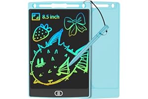 JOEAIS Tablet do Rysowania LCD 8,5 cala dla Dzieci, Przenośna Tablica Graficzna do Pisania Ręcznego, Bazgrołów i Rysowania, Doskonały Prezent dla Chłopców i Dziewczynek (Niebieski)
