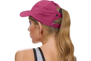 SAHRCH Women Ponytail Baseball Cap - Summer Running Hats Adjustable Sun Caps Ladies UK