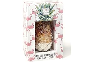Mélange Rhum Arrangé Ananas Coco -verre ananas- Quai Sud