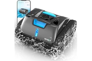 WYBOT C1 MAX Robot Limpiafondos Piscina Automatico con App, 240 Min Aspirador Piscinas Fondos, Robot Piscina Limpiafondos y Paredes con Motor de 65W, Sensor Infrarrojos, Ciclo de Limpieza, hasta 200㎡