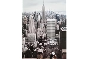 KUSTOM ART Landskap och städer New York Manhattan Skyline Empire State Building Väggdekoration Affisch Tryck på bestruket pap