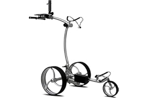 ‎TOUR MADE tour made RT-610S Golftrolley Elektrisch I Bergabfahrbremse I viel Zubehör I Lithiumakku 27-36 Loch I Golf Trolley Elektro I Deutsche Markenqualität