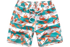 FedMois Pantaloncini da Spiaggia Bambino Ragazzo Costume da Bagno Asciugatura Rapida