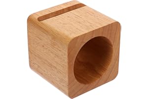 VOSAREA Mobile Phone Amplifier Wooden Mobile Phone Stand with Sound Amplifier - Bamboo Mobile Phone Holder Desk Mobile Phone Stand for Home Office Table