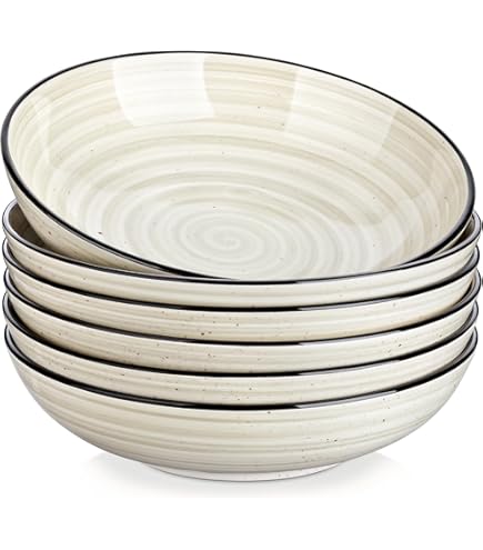 ONEMORE Colorful Dessert Plates Set Of 6-8.5 In Ceramic Plates For Dessert, Appetizer - Microwable, Oven And Dishwasher Safe, Scratch Resistant - View #9