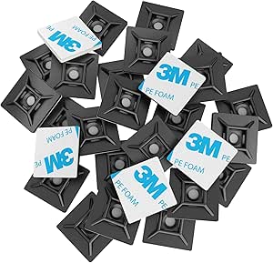 Supporto Cavi Autoadesivo Base Adesiva 3M Per Cavi - Supporto - Foto 9