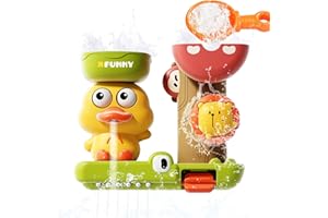 BDBFDFY Giochi Bagnetto Neonato, Giochi Vasca da Bagno Bambini,Giochi Bagnetto Neonato 1 2 3 4 Anni,Bambini Giochi da Bagnetto con Ventosa,Regalo per Ragazzi e Ragazze (B)