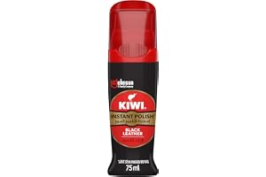 Kiwi Liquid Shoe Polish Black 75Ml