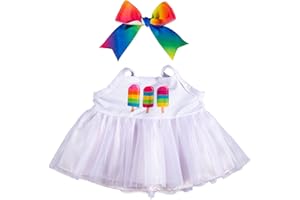 Teddy Tastic Ice Cream Summer Dress Popsicle Dress Teddy Outfit Fits 16" / 40cm Teddy Bears NEW Make a Bear Outfit
