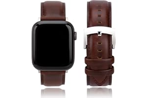 CORROPELLE Leder Uhrenarmbänder Kompatibel mit Apple Watch Armband 49mm 46mm 45mm 44mm 42mm 41mm 40mm 38mm, Eleganten Echte Leder Ersatz Uhrenarmband für iWatch 10 9 8 7 6 5 4 3 2 1 Ultra2 1 SE2 1