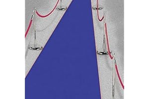 Party Perfecto HOLLYWOOD CARPET RUNNER - Essential Movie Night Prop Party Decoration Runway Rug Suitable for Indoor or Outdoor Party (Royal Blue), PP032