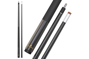 Cue-King Ultra Pool Cue 2 Piece 58” 20oz with 13mm Premium Tip and Handle Grip, Pool Cue Stick, Professional Pool Cue, Graphite Composite