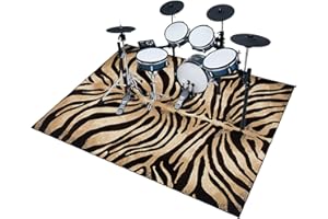 EYKWKB Drum Rug Drum Mat Soundproof Mat | Drum Carpet Non Slip Drum Blanket | Professional Drum Rugs | Electronic Drums Bass Drum Snare Drums Racks Guitars Drum Kit Etc Musical Instruments Mats 200 x 160 cm