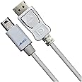 Accell B143B-003J UltraAV Version 1.2 Mini DisplayPort to DisplayPort Cable - White