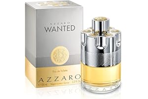 AZZARO Wanted - Eau De Toilette Homme - Boisé Agrume Épicé - Cardamome, Vétiver & Citron - Tenue Longue Durée - Spray Vaporisateur