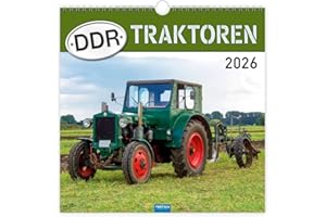 Trötsch Technikkalender DDR-Traktoren 2026: Wandkalender Technikkalender