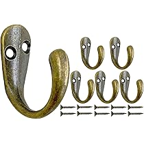 Gancho De Pared Retro De Metal Estilo Antiguo - Perfecto Para Colgar Abrigos Y Ropa