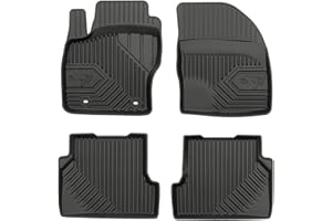 MOTOS Alfombrillas de Goma para Ford Focus II 2004-2011 Mejore la Comodidad de Sus Viajes con la Alfombra Antideslizante Car No.77- Alfombrillas de Coche para Varias Estaciones
