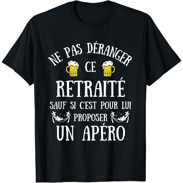 "La Légende Prend Sa Retraite 2025" Humor T-Shirt - Black Graphic Tee By VnSupertramp (Made In USA) - View #12