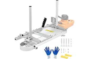 ZELCAN Segheria a Catena Portatile per Motoseghe Planking Fresatura MG Segheria Portatile per Motosega Tavolame Lame (14-24 Pollici)