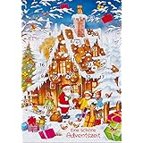 Karte Weihnachten Karte Adventskalender Mit Glitzer Nostalgische Weihnachtskarten Set Mit Umschlag Din B6 Amazon De Burobedarf Schreibwaren