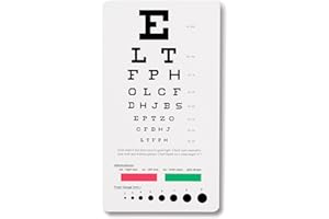 FUNKY NURSE Snellen Pocket Eye Chart