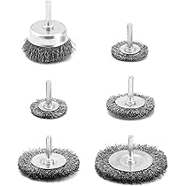 Kureny 13 Pezzi Spazzole Per Trapano, Spazzola Acciaio Con Codolo