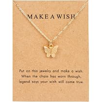 Colorful Acrylic Butterfly Pendant Necklace - Adjustable Bohemian Clavicle Chain, Gift For Women