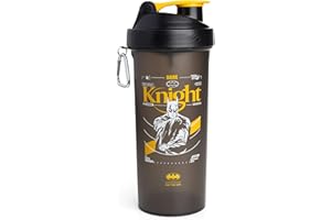 Smartshake Bottiglia shaker per proteine per miscele di proteine, 935,5 g, bicchieri shaker per frullati proteici, bottiglia shaker per proteine, shaker senza BPA, Batman