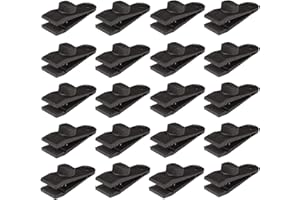 HengLiSam Tarp Clips Heavy Duty Lock Grip Clamps, Multipurpose Strong Locking Tighten Thumb Screw Tent Clips for Holding Up Camping Accessories Canopy, Car, Boat, Pool Cover (20pcs)