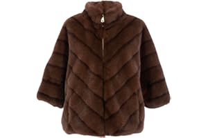 MAPIMANIA - Pelliccia Sintetica di Altissima Qualità, Gilet Donna, Pellicciotto Corto Invernale Caldo e Morbido, Capotto