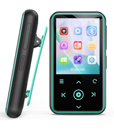 MECHEN 128GB Hi Res MP3 Player Bluetooth 5.3 - Hochauflösender Musikplayer Mit Lederetui