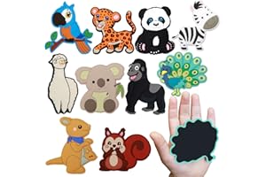 SUPINEEDO Fridge Magnet for Toddlers 1-3, Full Back Magnetic Rubber Cute Animals Refrigerator Magnets for Kids Magnets for Fridge Toddler Magnets for Refrigerator Baby Educational Learning Toy Children Gift