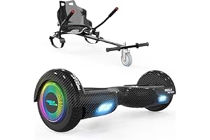‎MEGA MOTION MEGA MOTION 6.5 Zoll Hoverboards mit Sitz für Kinder, Geschenk für Kinder, mit Bluetooth-Lautsprecher-leistungsstarkem Motor, mit LED-Leuchten
