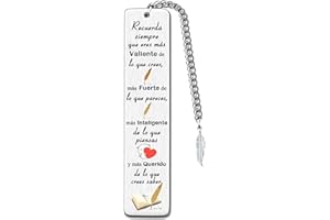 FCZIVA Marcadores De Libros Inspiradores Mujeres Hombres Adolescentes Graduación Amigos Marcapáginas Cumpleaños Regalos De Regreso a La Escuela Nietos Recuerdos De Jubilación Navidad Alentadores Para Niños