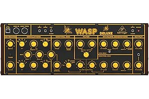 Behringer Wasp Deluxe Legendärer analoger Synthesizer mit Dual OSCs, Multi-Mode VCF, 16-stimmiger Poly Chain und Eurorack-Format
