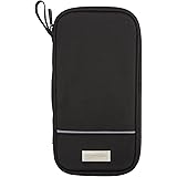 Amazon Basics RFID Travel Organizer, Black, Solid