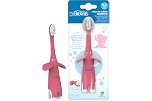 DR. BROWN'S Dr Brown's Infant Elephant Toothbrush Pink