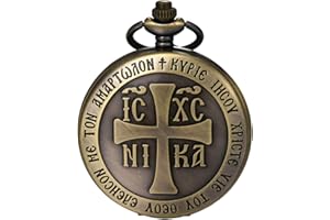 JewelryWe Relojes de Bolsillo para Hombre y Mujer, Relojes de Bolsillo Esqueleto, Relojes de Bolsillo Vintage, Relojes de Bolsillo Multiestilo y Multiestampado, Esferas con Números Romanos/Arábigos