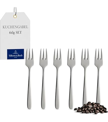 Alessi IS02/8 Collo-Alto Set di 6 Cucchiaini da caffè in Acciaio