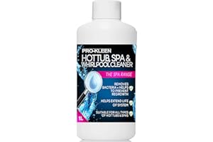 Pro-Kleen Hot Tub, Spa and Whirlpool Cleaner 1L - Hygienic, Long-Lasting, Easy to Use Formula - Suitable for All Hot Tubs, Spas + Whirlpools - Removes Bacteria, Dirt, Slime + Unpleasant Smells