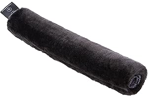 ‎WERNER CHRIST Werner Christ Horse ® Lammfell Genickriemenschoner – Pferde Genickschutz aus echtem Fell für Trensenzaum, Halfter, Kopfstück und Zaumzeug, one Size (32 cm), in weiß, Natur, schwarz und braun