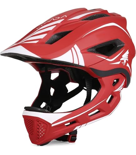 Cratoni C-Maniac Pro Casque Vélo Intégral Downhill BMX - Mentonnière Amovible Noir/Rose/Violet S-M (52-56 Cm)