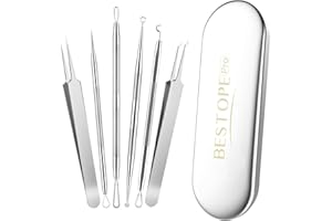 BESTOPE PRO BESTOPE - Juego de 6 pinzas para extraer puntos negros