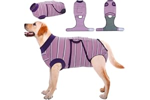 Kuoser Hundebody Nach Op, Hundebody Nach Kastration Rüde, Hundebody Nach Op Hündin,Atmungsaktive Body Hund Katzenbody Nach Op,Anti-Wundlecken Anzug Hund,E-Halsband Alternative Nach Hund Body Operation